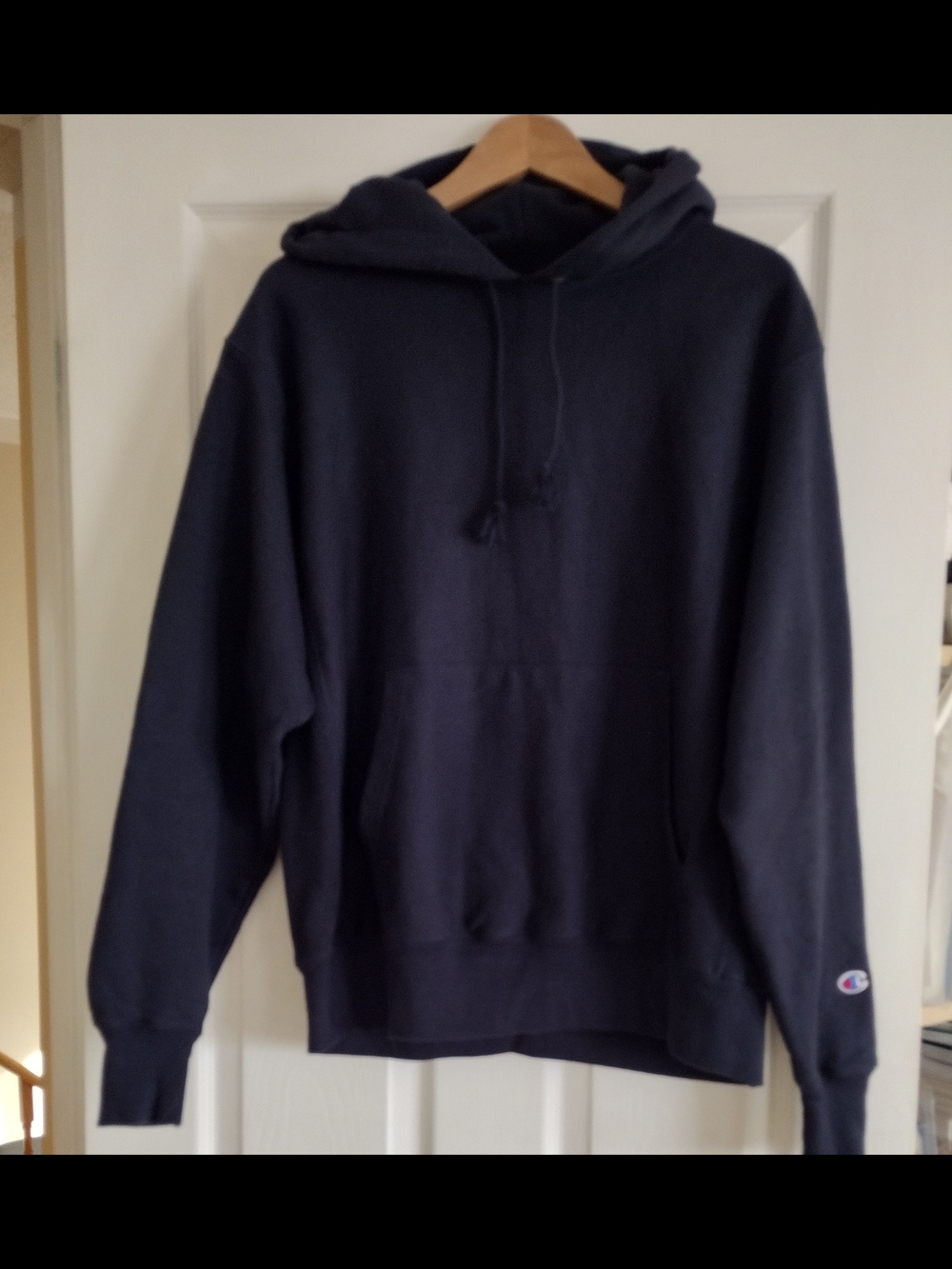 Champion Navy Hooded Sweatshirt for Men